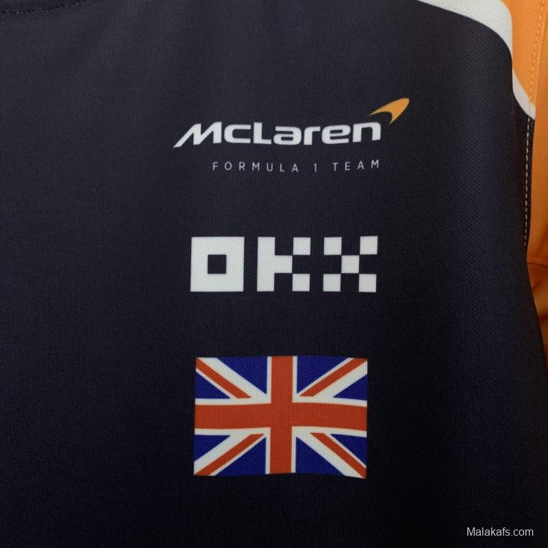 2025 F1 Formula Orange/Navy Mclaren Norris Jersey