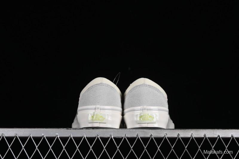 Vans Old Skool Reissue 136 Earth Macaron Patchwork Retro Casual Vulcanized Sneakers - VN000CRPGRN