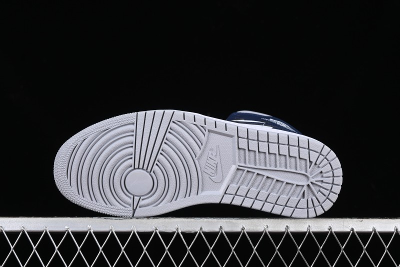Nike Air Jordan 1 Mid AJ1 Basketball Shoes in Grey Blue - DQ8426-104