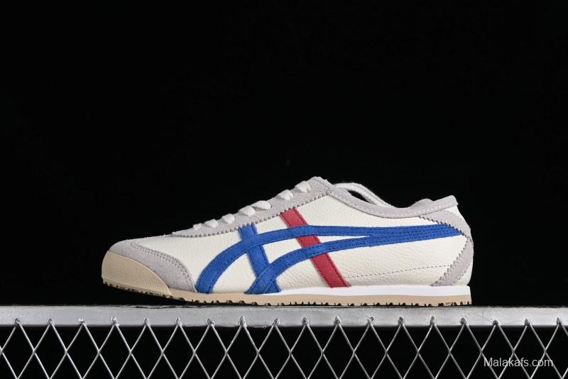 Onitsuka Tiger Mexico 66 Low-Top Leather Sneakers with Classic Design - 1183B391-100