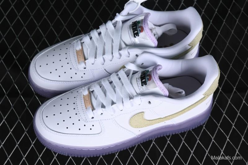 Nike Air Force 1 '07 Low Casual Sneakers with Full-Length Air Cushion - HF5719-139