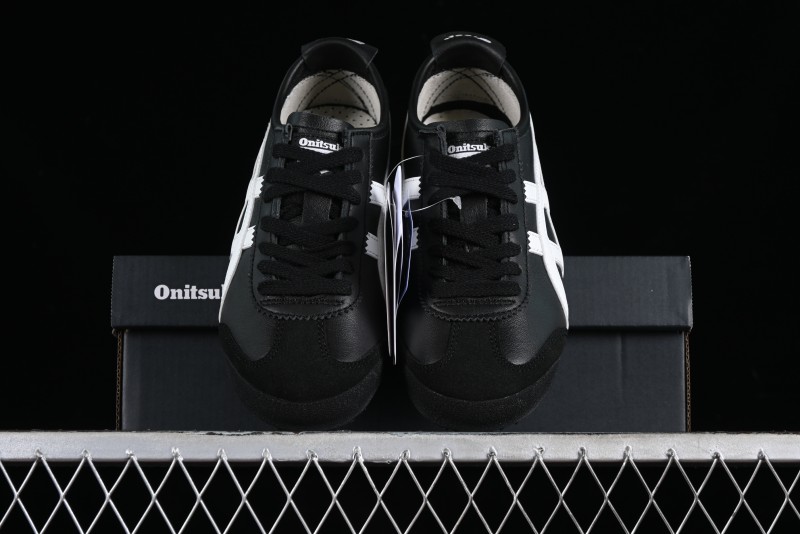 Onitsuka Tiger Mexico 66 Low-Top Leather Sneakers for Casual Running - 1183C102-001