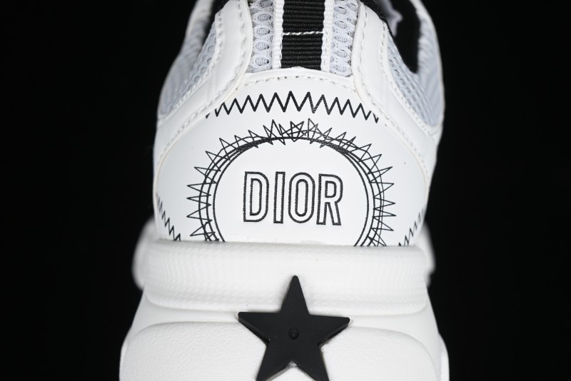 Dior Chrono Round Toe Lace-Up Lifestyle Casual Running Shoes - 59K GREY
