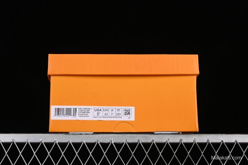 Nike Air Jordan 1 Low OG SP Travis Scott x Fragment Design Collaboration Sneakers - LX1988-900