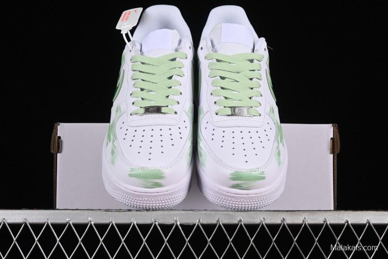 Nike Air Force 1 '07 Low Custom Hand-Painted Anime Theme with Swoosh Shadow and Strap - CW2288-111