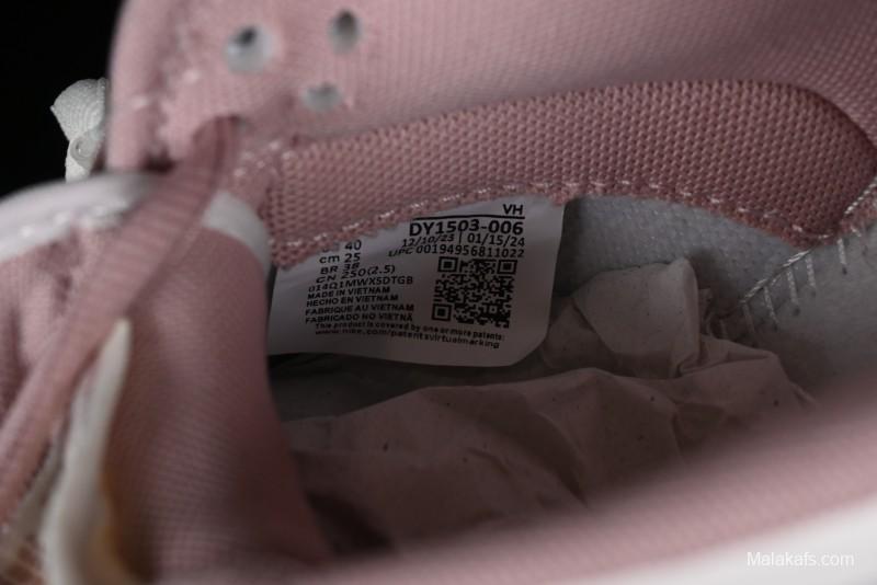 Nike Supreme x SB Dunk Low Collaboration - Rouge Pink Anniversary High-End Custom Low-Top Casual Skate Shoes - DY1503-006