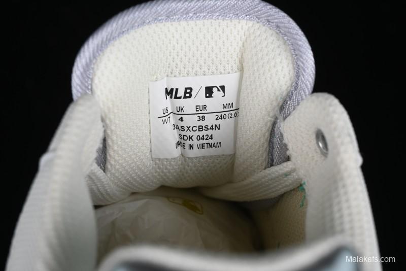 New York Yankees MLB Chunky Runner Basic Lace-Up Lightweight Casual Sneakers - 3ASXCBS4N50IVS