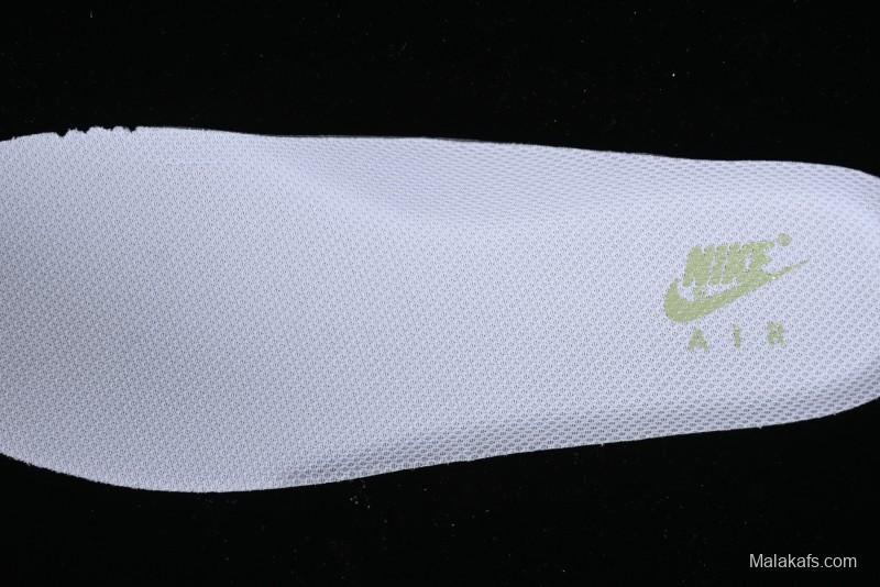 Nike Air Force 1 '07 Low Casual Sneakers with Anime-inspired Green Apple Spray Paint Design - DY8899-002