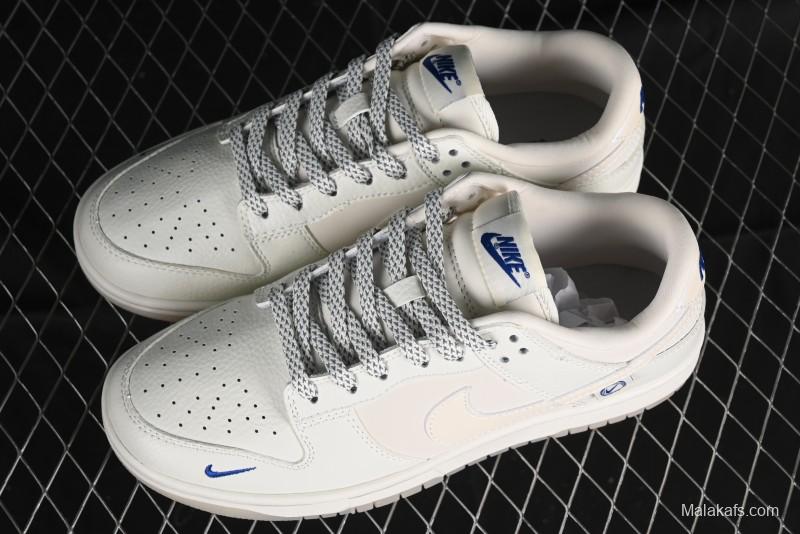 Nike SB Dunk Low White Pearl Anniversary High-End Custom Low-Top Casual Skate Shoes - XB3802-346