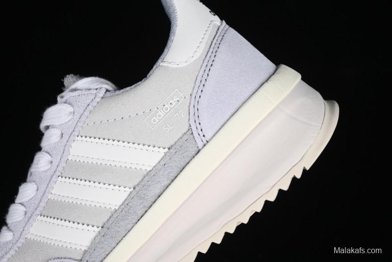 Adidas Originals SL 72 Retro Running Shoes with Nylon Upper and Rubber Outsole - IH5558