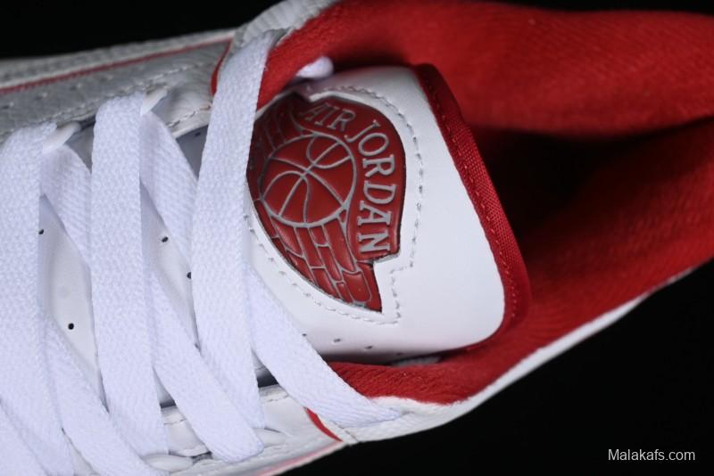Nike Air Jordan 2/3 Retro Low Top Basketball Shoes in White/Red - FD0383-161