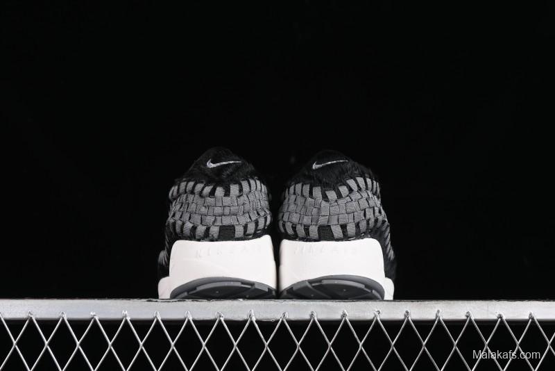 Nike Air Footscape Woven Asymmetrical Weave Slip-Resistant Low-Top Lifestyle Sneakers - FB1959-001