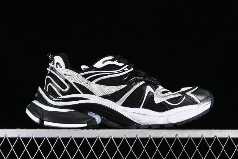 Balenciaga Runner Kith Four Color Retro Casual Sneakers - W3RXP0213