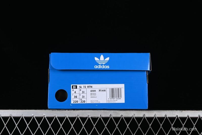 Adidas Originals SL 72 Retro Running Shoes with Nylon Upper and Rubber Outsole - JI2505