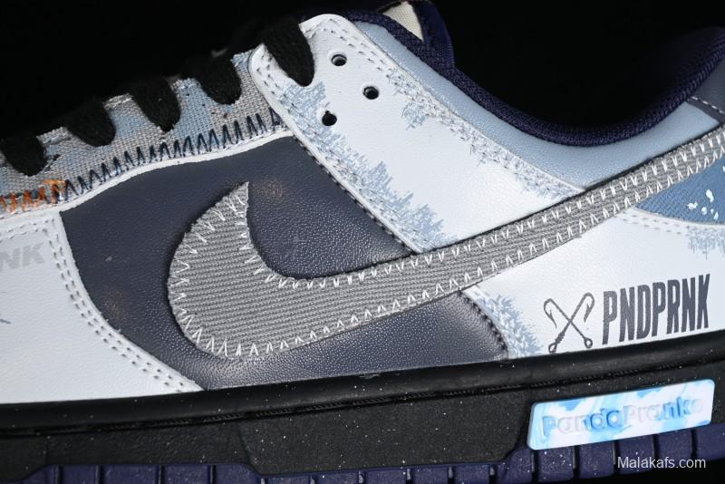 Nike Dunk Low Panda Prank Surf Fishing SB Strap Low-Top Casual Sneakers - FV8106-181