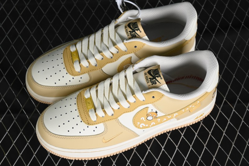 Nike Air Force 1'07 Low "Psyduck" Casual Sneakers - DB3301-661