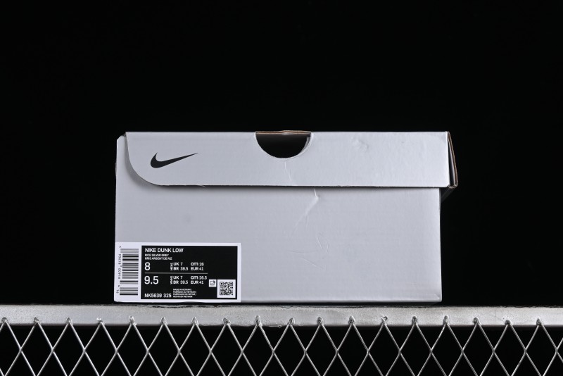 Nike SB Dunk Low Collaboration Three Swooshes Beige Black Low-Top Casual Skateboarding Shoes - NK5639-325