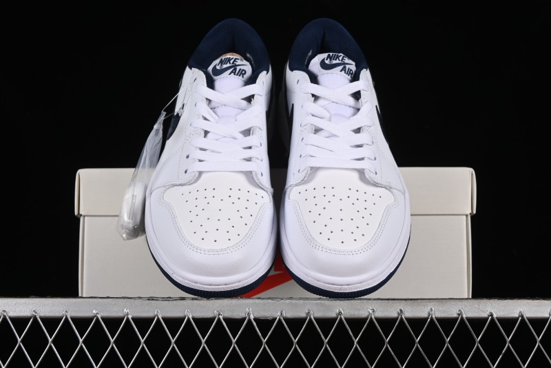 Nike Air Jordan 1 Low '85 Metallic Blue Retro Sneakers - FB9933-141