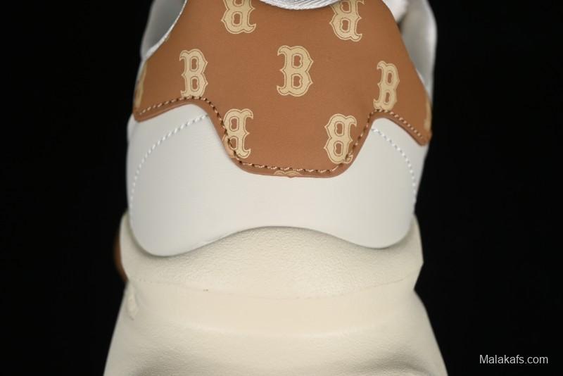 New York Yankees MLB Chunky Runner Denim Monogram Lightweight Casual Sneakers - 3ASHCRM3N43BRS