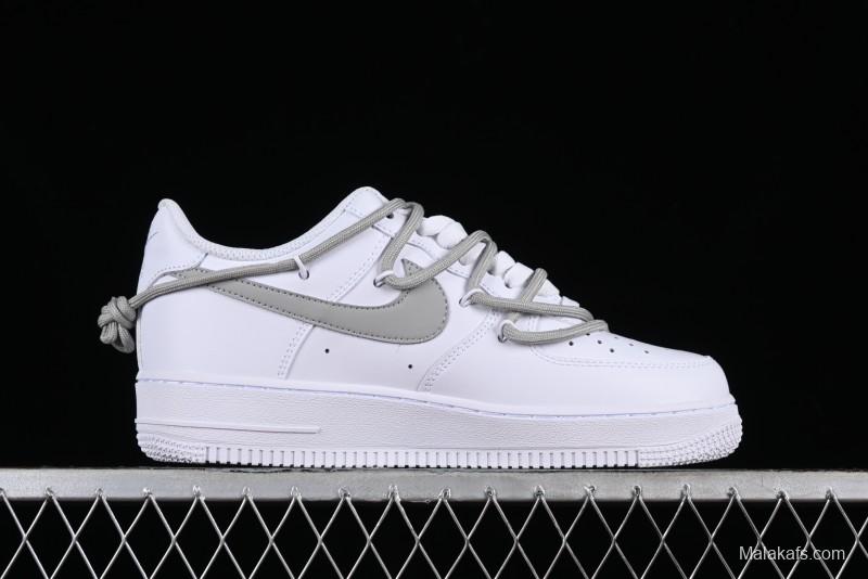 Nike Air Force 1 '07 Low Custom Anime Theme Spray-Painted Swoosh Casual Sneakers - ZH0316-016