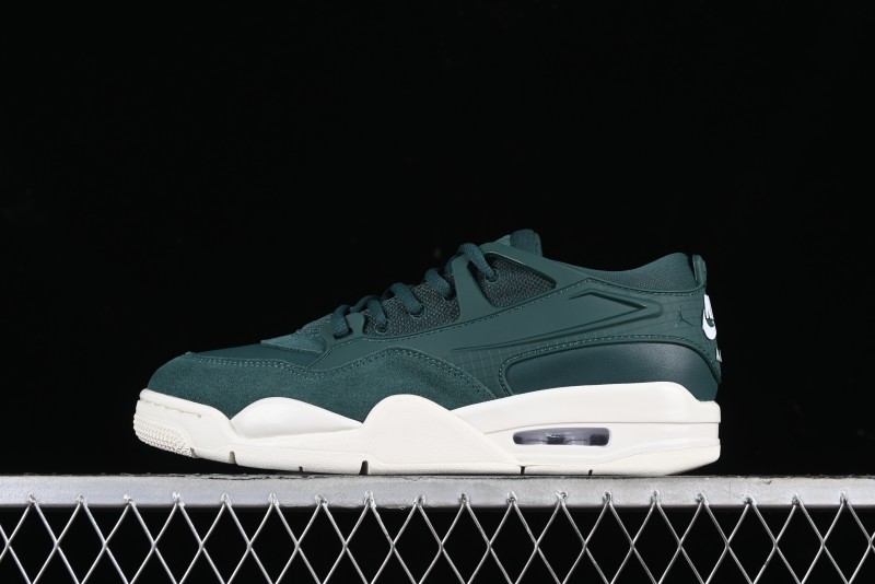 Nike Air Jordan 4 Remastered Military Green Retro Sneakers - FQ7940-300