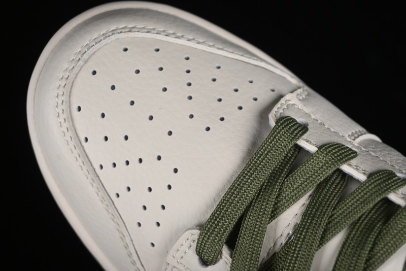 Nike SB Dunk Low NOCTA Anniversary Customized Low-Top Casual Sneakers with White and Green Swoosh - DQ1098-388