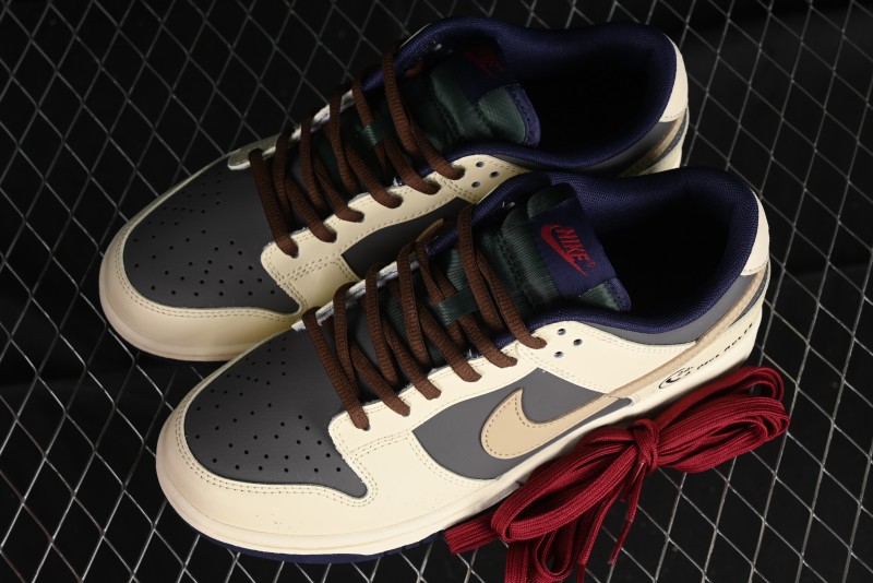 Nike Dunk Low SB Casual Skate Shoes with Chestnut-Inspired Design - FV8106-361