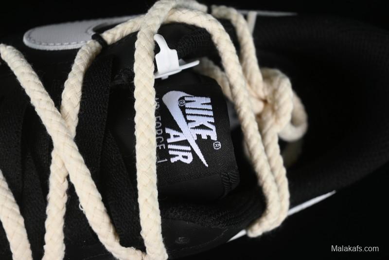 Nike Air Force 1 '07 Low Panda Deconstructed Low-Top Casual Sneakers - FV0627-010