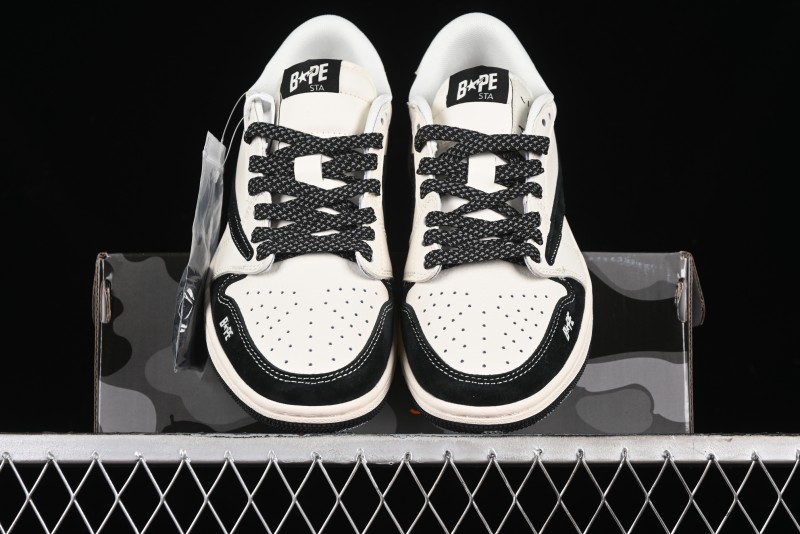 Nike Travis Scott x Fragment Design x Air Jordan 1 Low OG SP Sneakers - XY2688-106