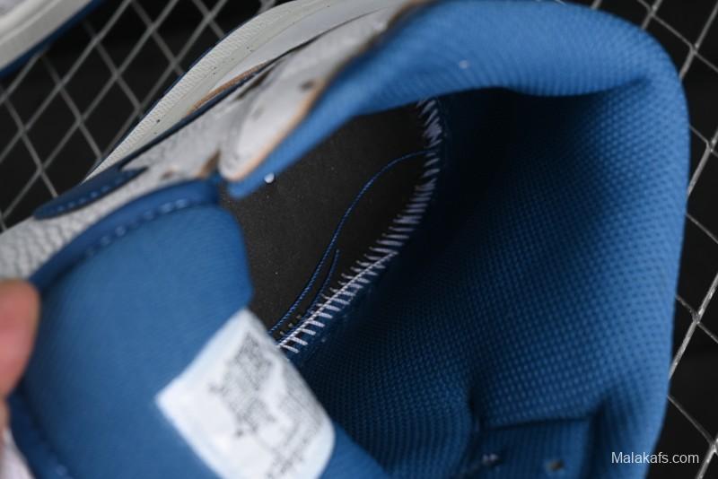 Nike Air Jordan 1 Mid Basketball Shoes Industrial Blue - FN5215-141