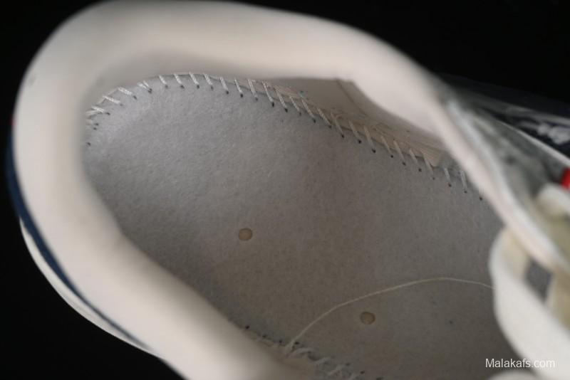 Nike Travis Scott x Fragment Design x Air Jordan 1 Low OG SP AJ1 Levi's Collaboration - White Blue Canvas Low Top Casual Sneakers - JH6088-605