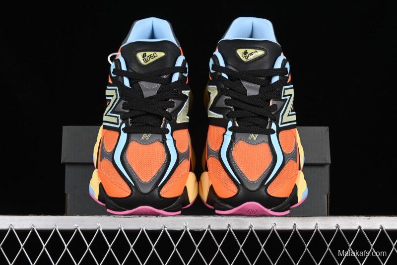 Joe Freshgoods x New Balance 9060 Retro Casual Running Sneakers with ABZORB Cushioning - U9060GB