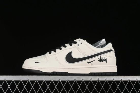 Nike SB Dunk Low Stussy Anniversary Custom Low-Top Casual Sneakers - SJ2068-283