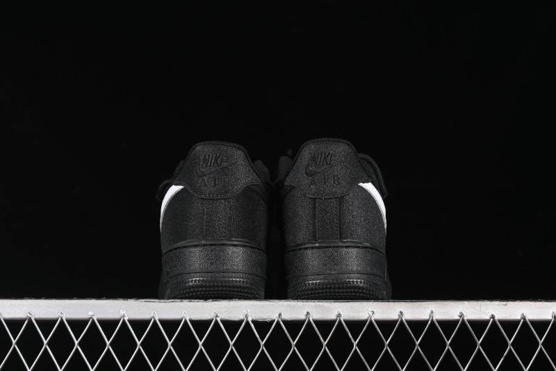 Nike Air Force 1 '07 Low White Black Starry Full Diamond Lace-Up Low-Top Casual Sneakers - ZH0316-032
