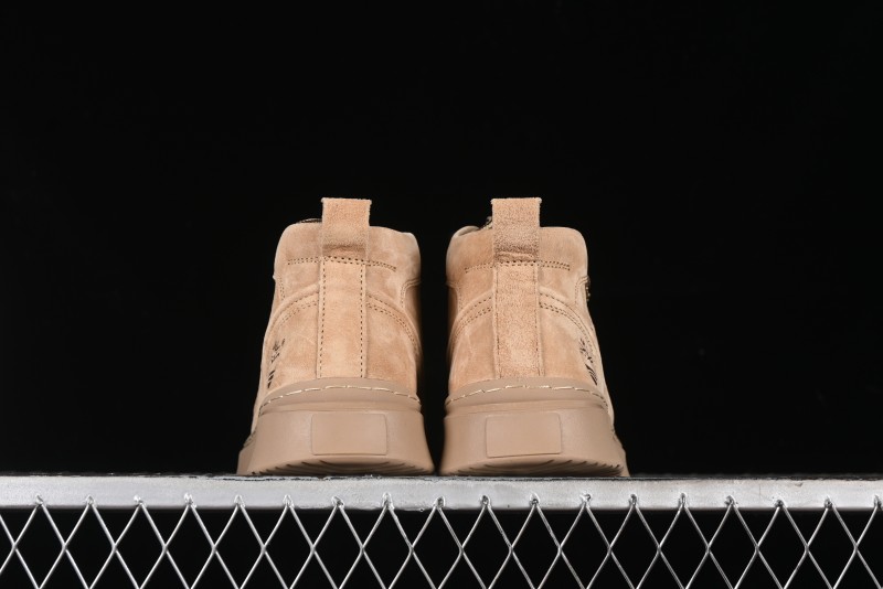 Timberland Outdoor Mid-Top Casual Martin Boots with Premium Suede Leather - TB10072SAND