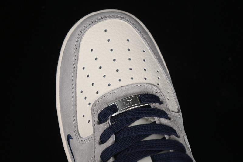 Nike Air Force 1 '07 Low Violent Bear Collaboration - Grey Blue Print Low-Top Casual Sneakers - SJ9188-001
