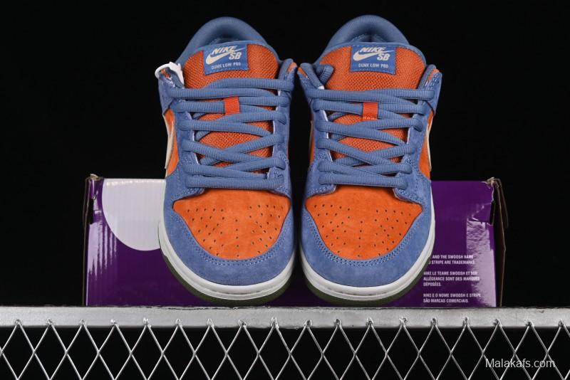 Nike SB Dunk Low Light Carbon/Monarch Maillard Style Low-Top Casual Skate Shoes - HF3063-002