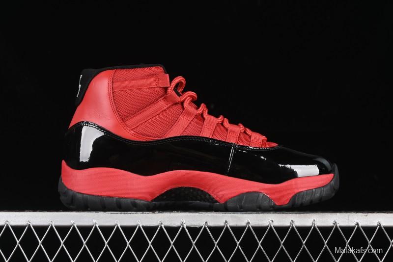 Nike Air Jordan 11 Retro High Top Basketball Shoes in Black/Red - CT8012-600