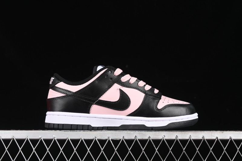 Nike SB Dunk Low Casual Skate Shoes in Black Pink - CW1590-100