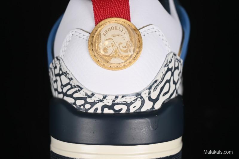 Nike Jordan Spizike Low AJ Hybrid Elements White Blue Culture Casual Sneakers - HM3712-164