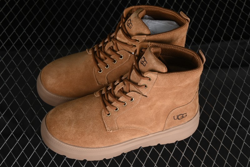UGG Burleigh Boot Men's Lace-Up Winter Snow Boots with Lightweight Anti-Slip Combo Sole - 1153750