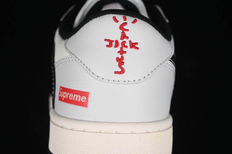 Nike Travis Scott x Fragment Design x Air Jordan 1 Low OG SP AJ1 Supreme Collaboration - Mist Blue Low-top Casual Sneakers - SJ2068-119