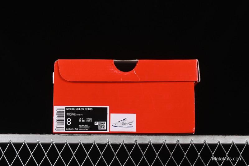 Nike SB Dunk Low Supreme Collaboration - Off-White Double Swoosh Anniversary Custom Low-Top Casual Sneakers - XX2025-288