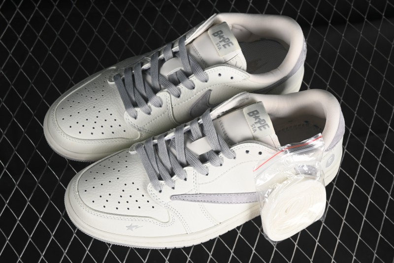 Nike Travis Scott x Fragment Design x Air Jordan 1 Low OG SP AJ1 Casual Sneakers - JH6088-701