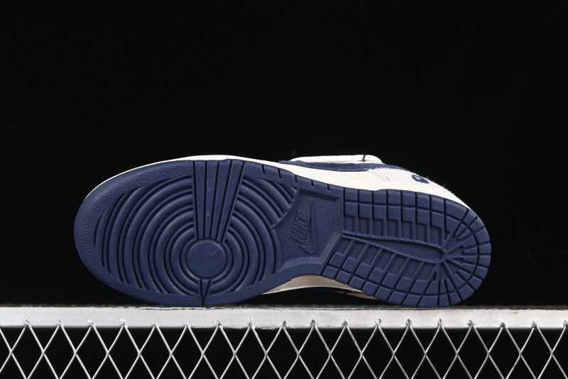 Nike SB Dunk Low BAPE Collaboration - Strap Blue Swoosh Anniversary Customized Low-Top Casual Sneakers SJ2068-298