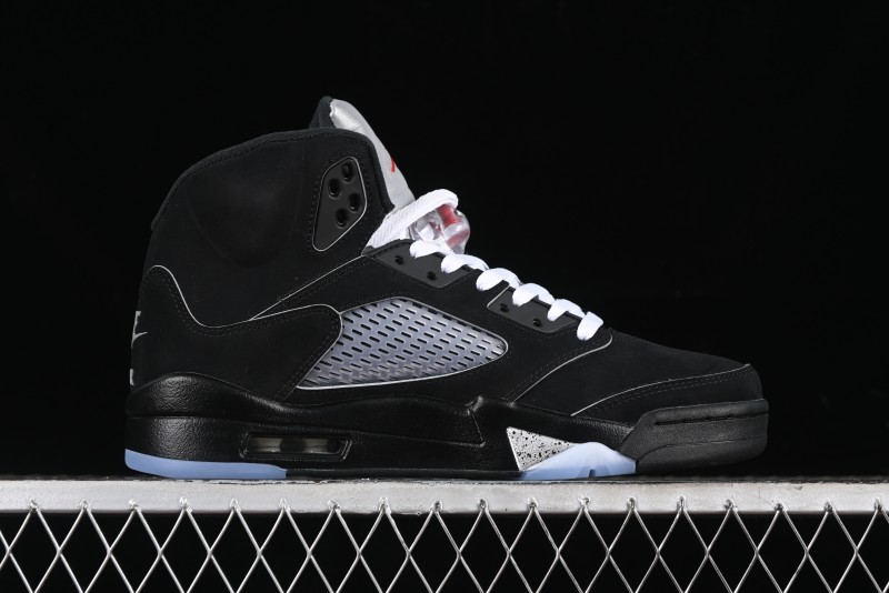 Nike Air Jordan 5 Retro Black Metallic Reimagined Basketball Shoes - HF3975-001