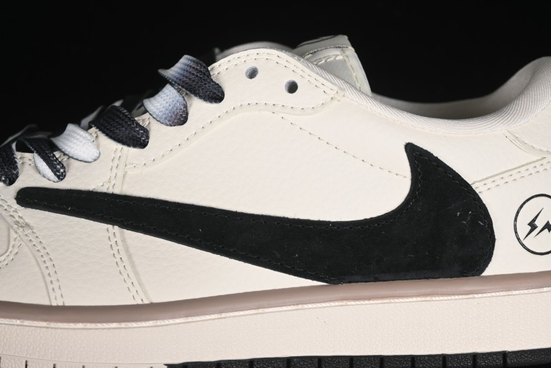 Nike Travis Scott x Fragment Design x Air Jordan 1 Low OG SP AJ1 Sneakers - CF3688-018
