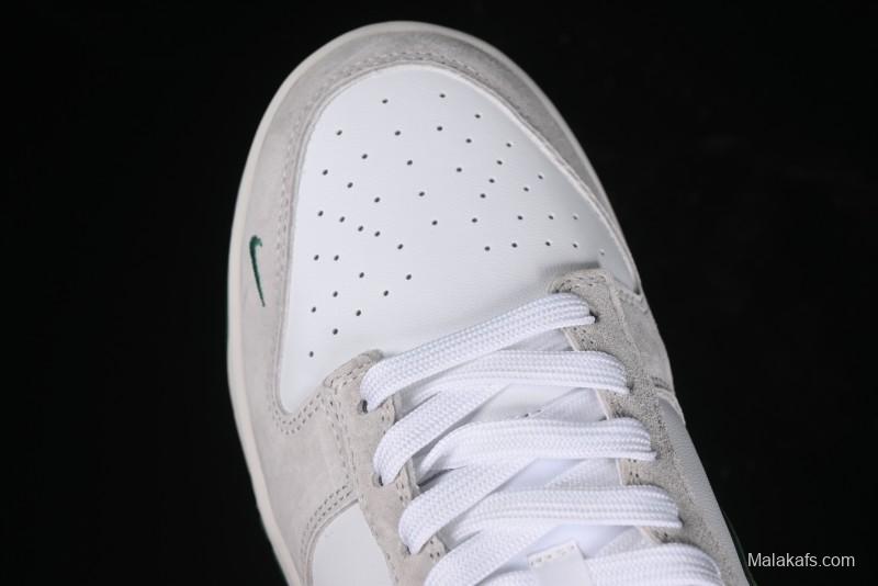 Nike SB Dunk Low Anniversary Customized Casual Sneakers with Green Swoosh - KK1888-013