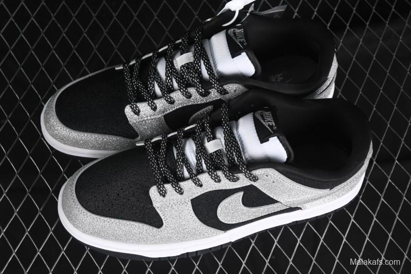 Nike SB Dunk Low Black Reverse Starry Sky Anniversary High-End Custom Low-Top Casual Skate Shoes - KK1333-003