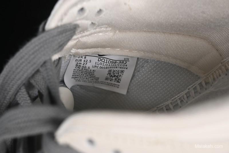 Nike SB Dunk Low Stussy Collaboration - Off White Dark Grey Swoosh Anniversary Custom Low-Top Casual Skate Shoes - DQ1098-382